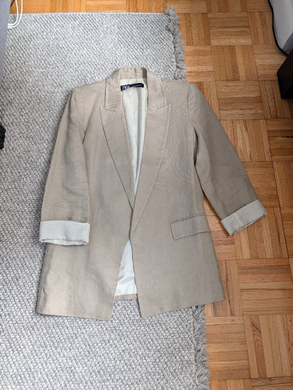 Zara Linen Blend Blazer